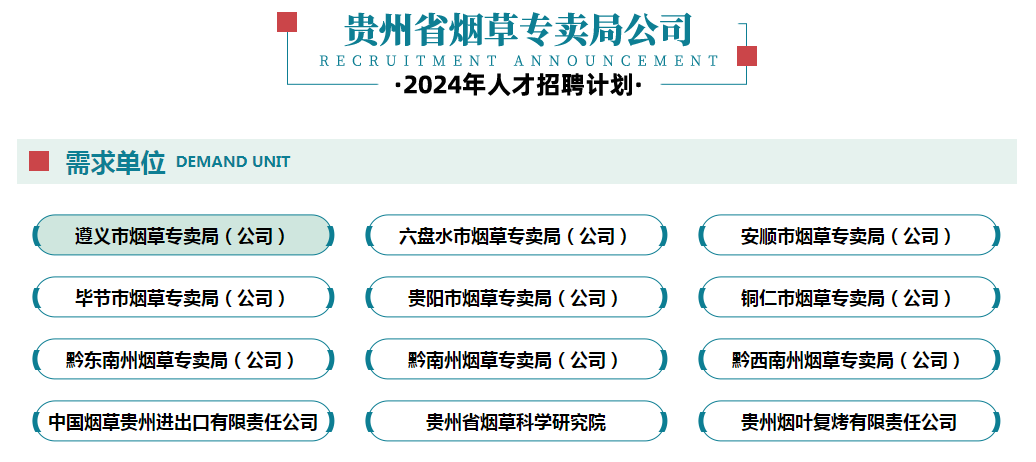 中國煙草2024秋招報(bào)名入口及招聘全解析