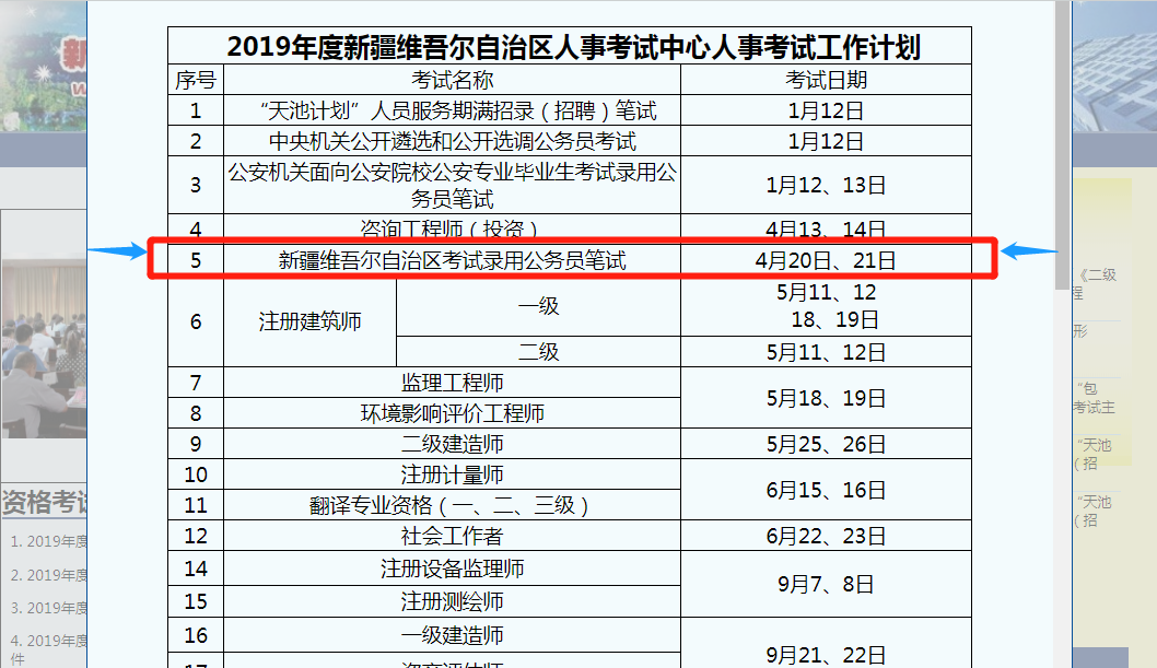 新疆事業(yè)單位考試報名時間及信息詳解