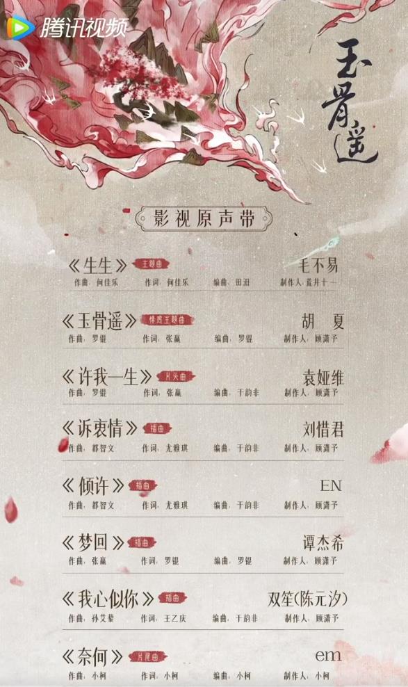 逐玉演員表番位更新