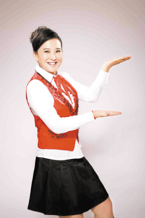 蔣欣參加央視春晚語言類節(jié)目彩排
