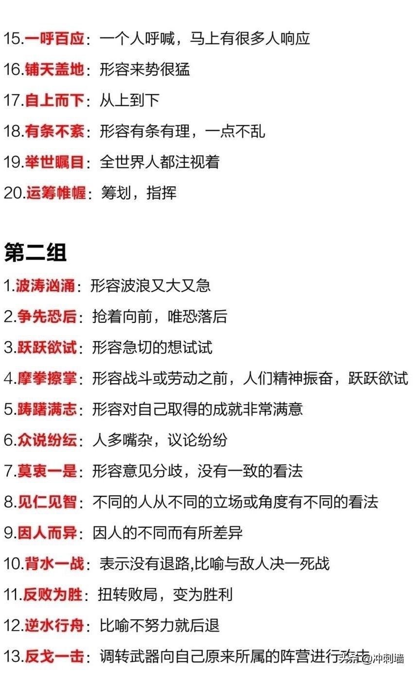 公務(wù)員行測成語高頻詞匯詳解及實用應(yīng)用指南