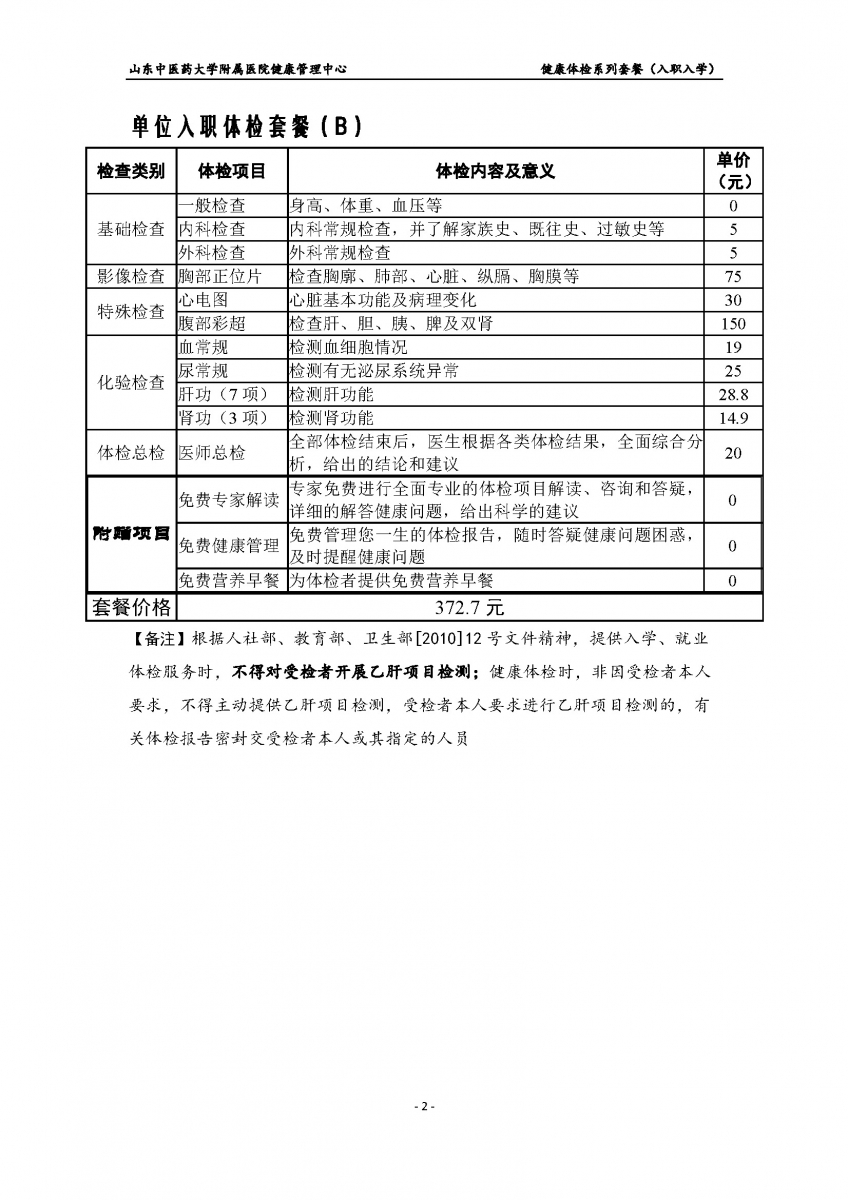企事業(yè)單位招聘體檢項目的重要性及其內容概覽