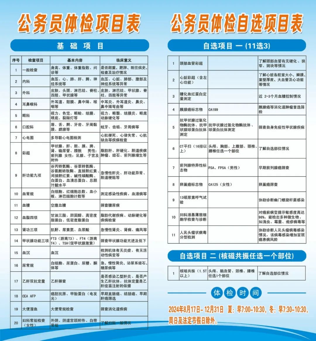 事業(yè)編與公務(wù)員體檢，公共職務(wù)健康保障的入職要求