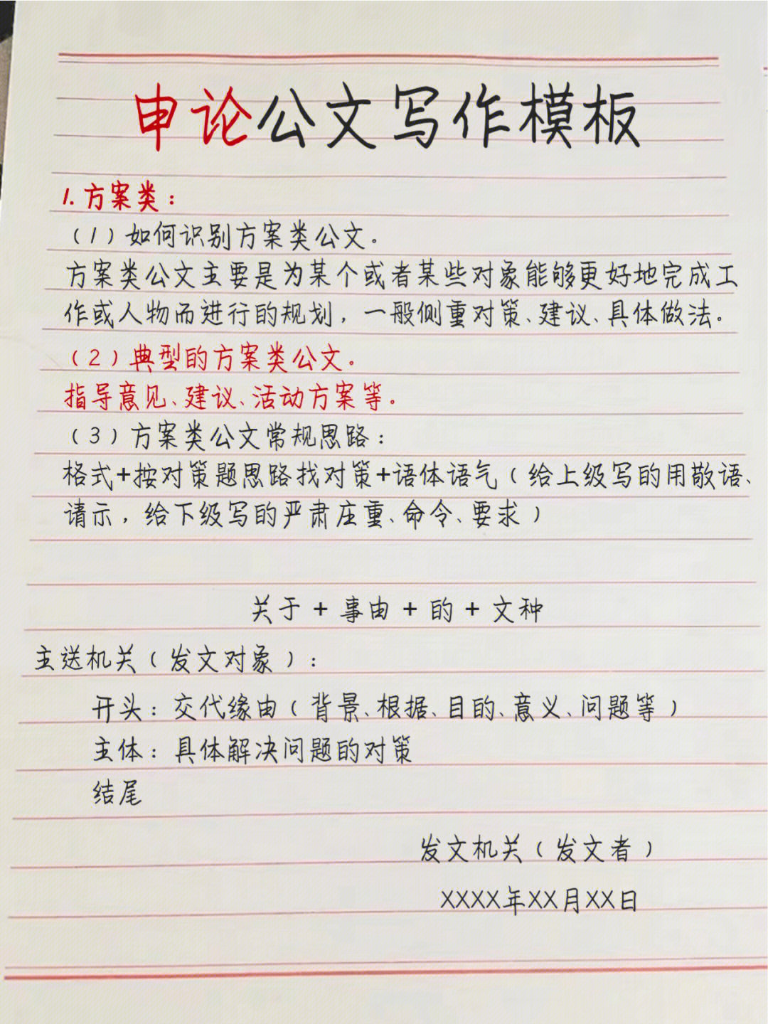 公務(wù)員申論格式全解析