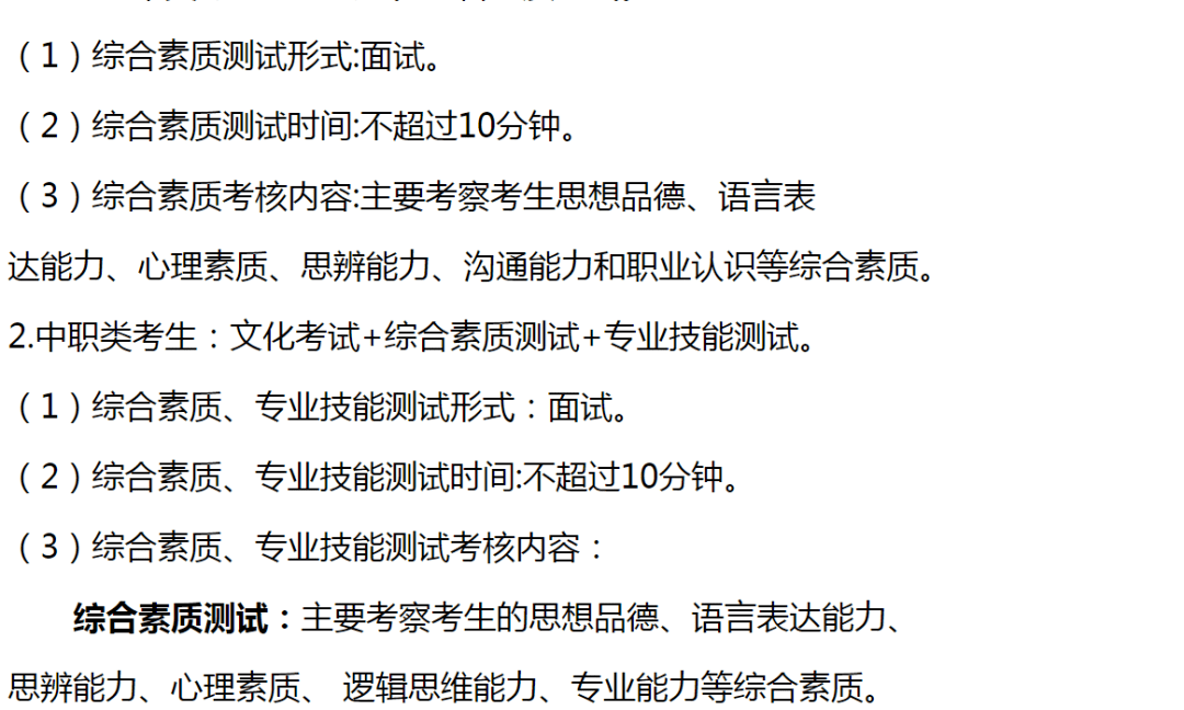 中專職測常識必背考點概覽