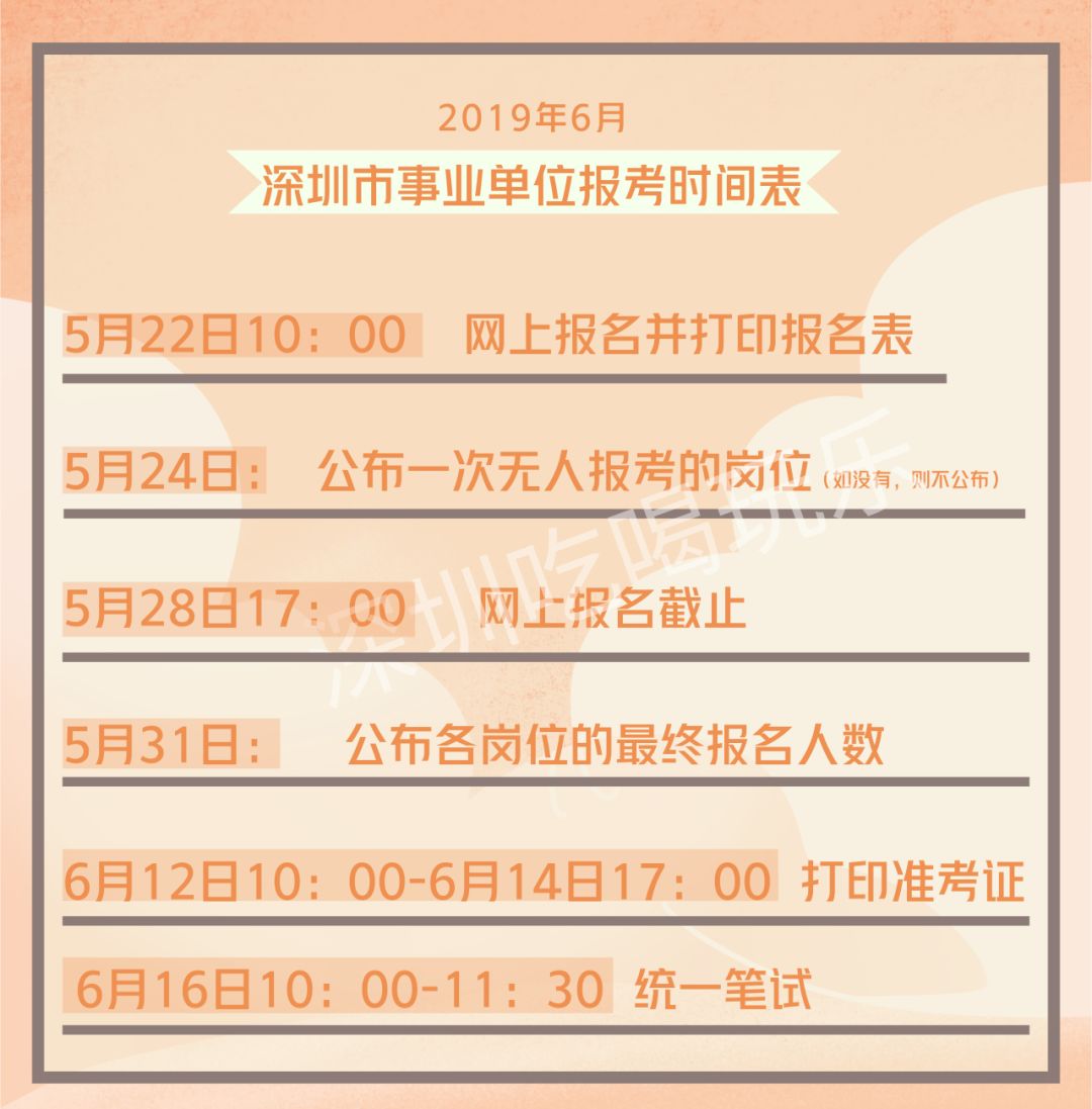 深圳事業(yè)單位招聘考試時(shí)間及相關(guān)解析概覽